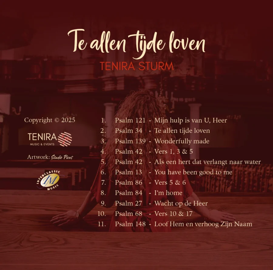 Tenira achter Psalmenalbum tenira sturm